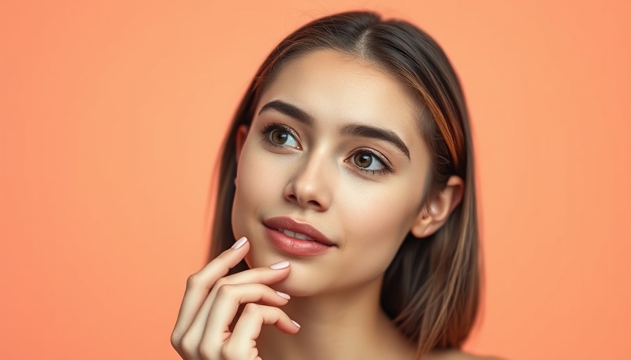 Revamp Your Skincare Routine with radiant young woman pondering skincare.