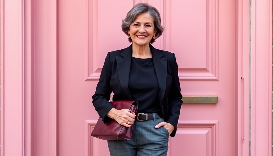 Stylish mature woman exemplifying timeless fashion tips for women over 50.