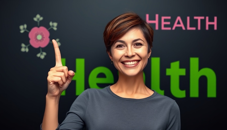 Confident woman promoting high vaccination rates and women's health awareness.