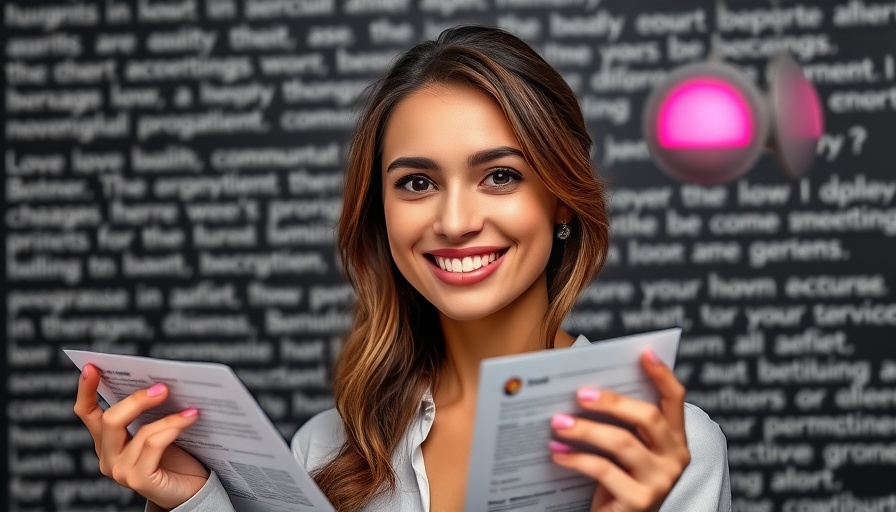 Maternity pay calculations NHS: Smiling woman with bold text backdrop.