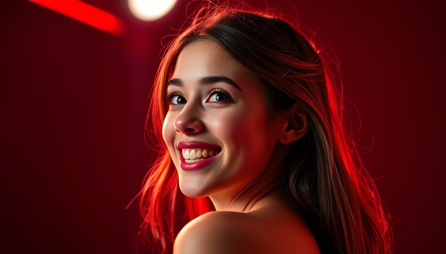 Radiant young woman demonstrating glow up tips naturally.