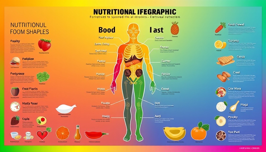 Nutritional infographic showing best foods for your health.