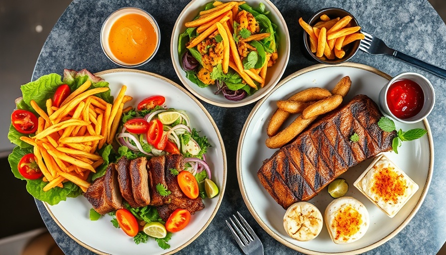 Exquisite business lunch deals in Doha, featuring diverse dishes.