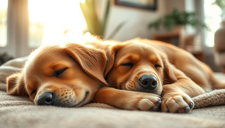 Calm your anxious dog with a peaceful nap in sunlight.