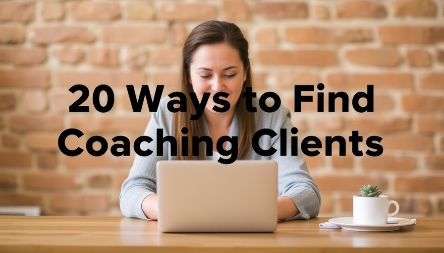20 Ways to Find Coaching Clients