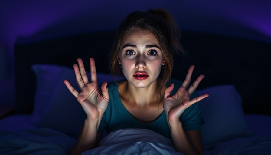 Boundaries improve sleep for ADHD: woman in bed, questioning expression.