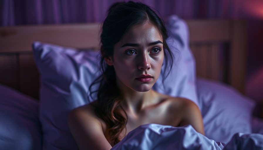 Boundaries help ADHD brains to sleep: A woman in a cozy bedroom contemplating.