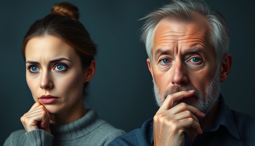 Split screen discussing adult ADHD diagnosis.
