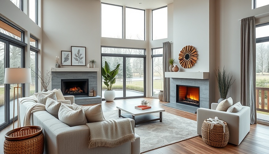 Elegant living room showcasing home staging hacks with cozy decor.