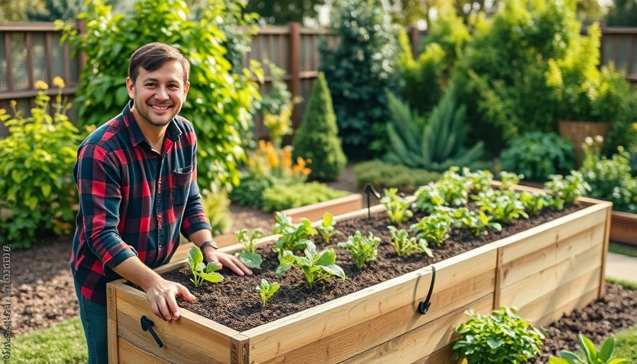 DIY raised garden bed lasting 50 years, garden setting