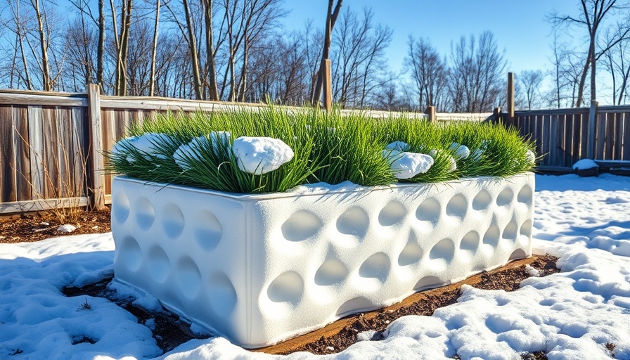 Innovative DIY cozy raised garden beds with unique Styrofoam design.