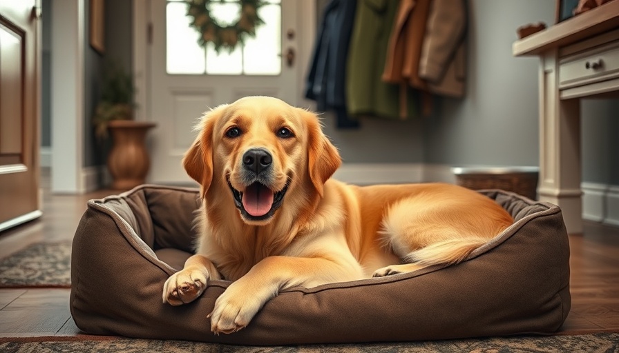 Adopted dog resting in new home, symbolizing bringing a rescue dog home.