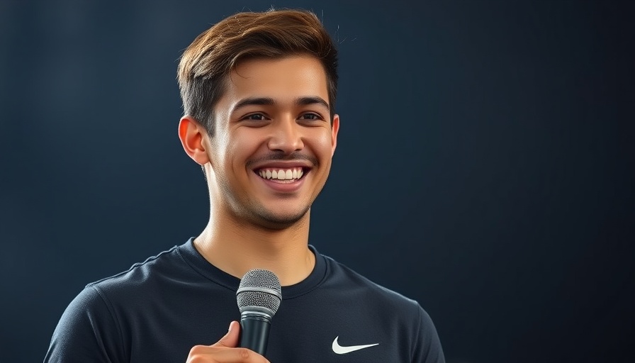Jacory Patterson Nike Training interview with a microphone.
