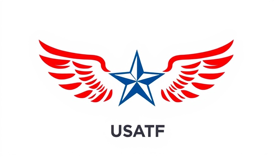 USATF logo for 2025 USATF Outdoor and Para National Championships on white background.
