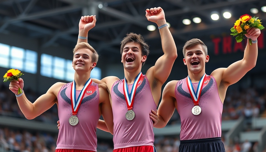 2025 U.S. Championships Men's winners with medals and flowers.