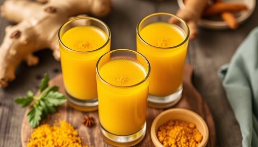 Anti-inflammatory Ginger Turmeric Immunity Shots