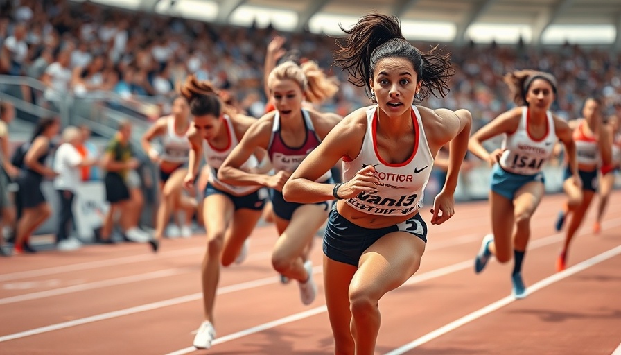 Melissa Jefferson-Wooden and fellow sprinters competing in Brussels track victory.