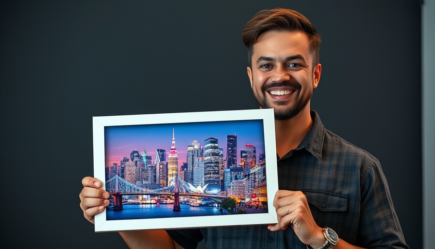 Affordable smart home upgrades in Charlotte NC: man with e-ink display.