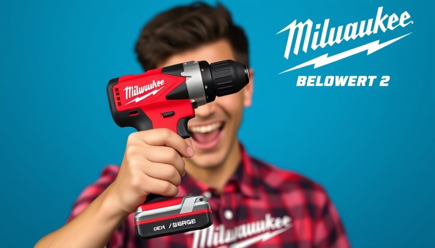 Milwaukee Tools at Pipeline 2025 event showing Impact Driver