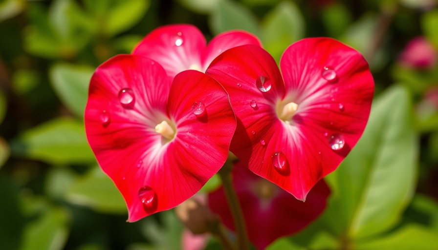 Heart-shaped flowers symbolizing love and beauty, Lessons from Loving Exes.