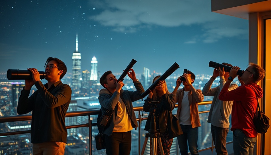 Lunar Eclipse viewed from Al Thuraya Planetarium, people watching with telescopes.