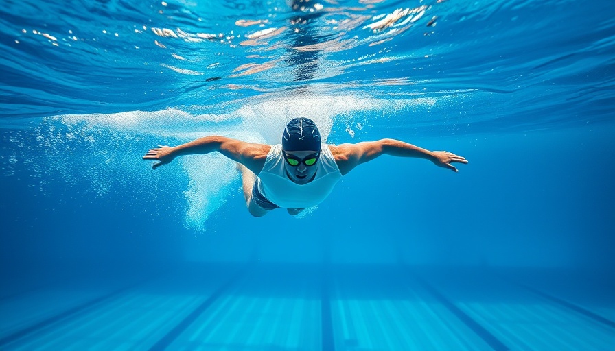 Swimmer's freestyle stroke video analysis for expert feedback, underwater scene.