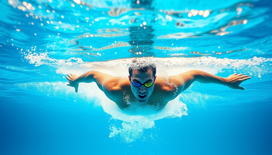 Transform Your Athletic Skills in 17 Minutes: Swimmer propels underwater.