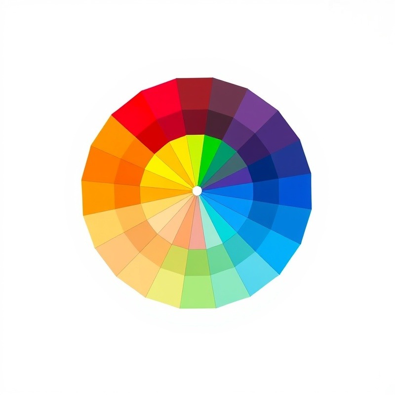 A vibrant color wheel with each section labeled with corresponding emotions and brand examples, set against a clean white background.