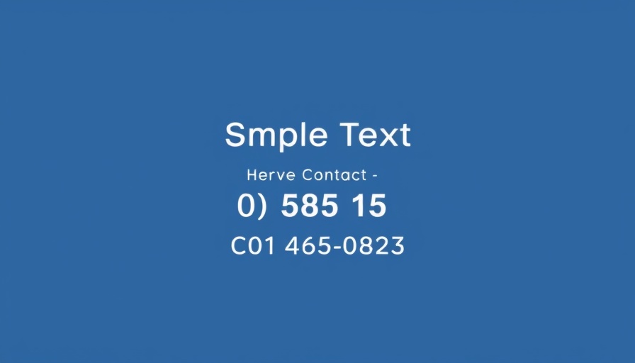 Sleek ad banner with contact info for TREAT protocol.