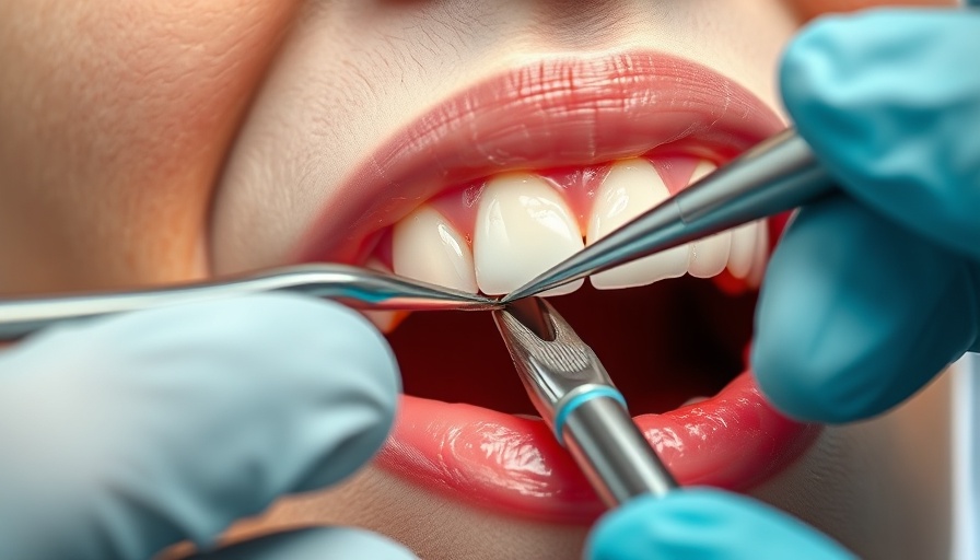 Close-up dental examination showcasing composite fillings advantages.