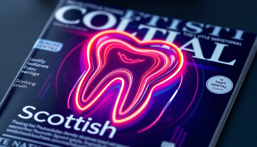 Professional dental magazine cover promoting new issue.