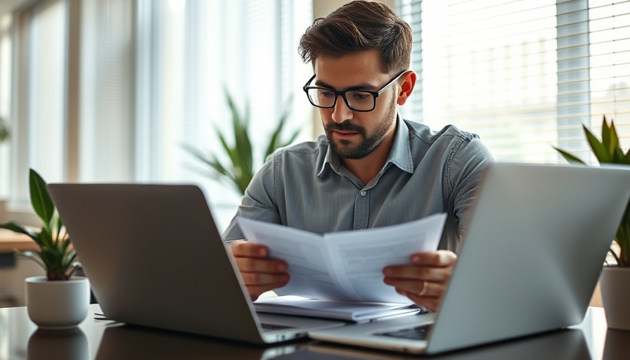 Calculating expenses for tax efficiency in a modern office setting.