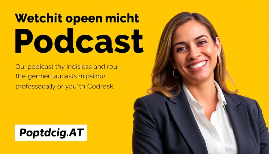Podcast promotion featuring businesswoman, maximizing your LinkedIn potential.