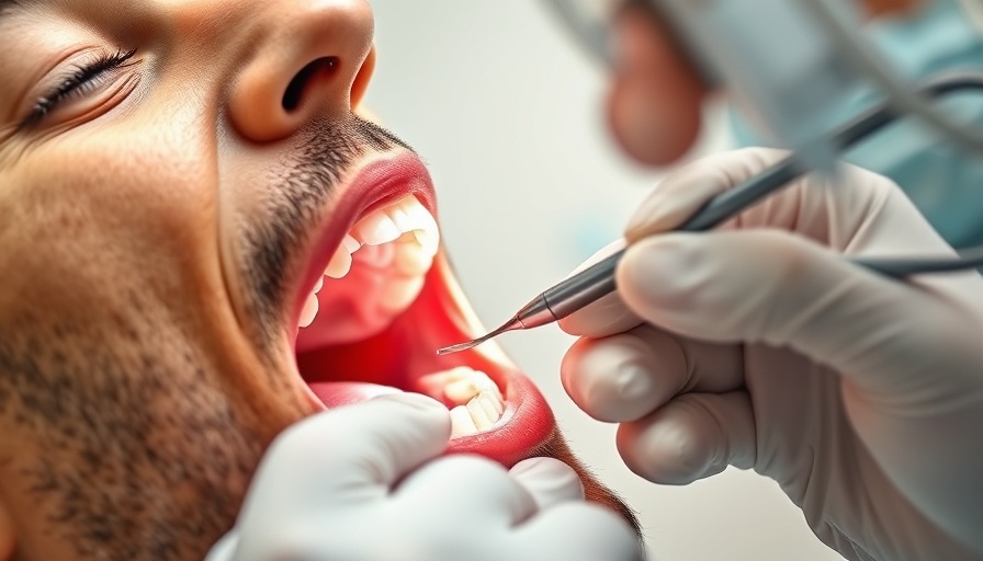NHS urgent dental care shortage shown during dental check-up.
