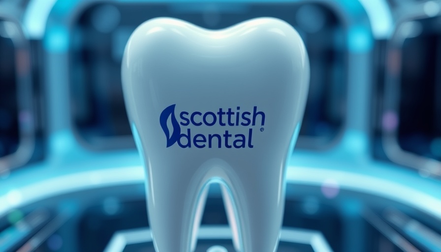 Medical magazine cover with a tooth illustration, highlighting dentistry advances.