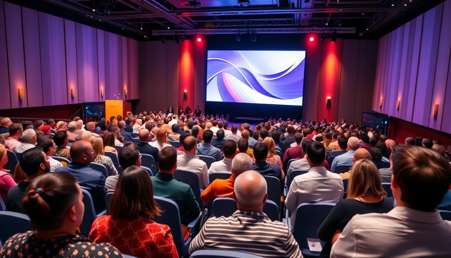 Conference scene at Scottish Dental Show 2025 with dental professionals engaged.