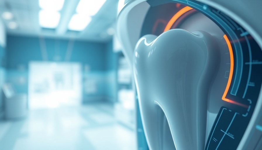 Dental magazine cover with futuristic design, highlighting benefits of herbal mouthwash.