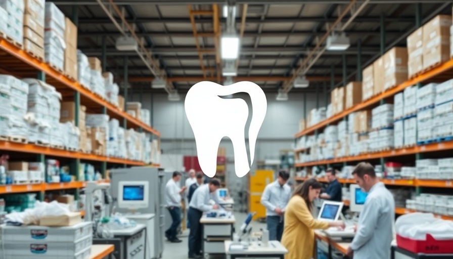 Dental suppliers supporting practices with warehouse logistics.