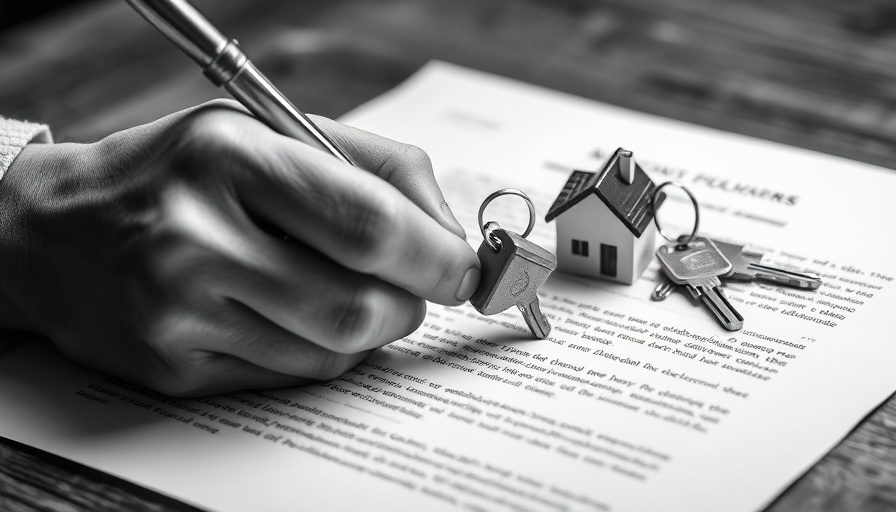 Close-up of hand signing document with house keys, symbolizing confidence in contracts.