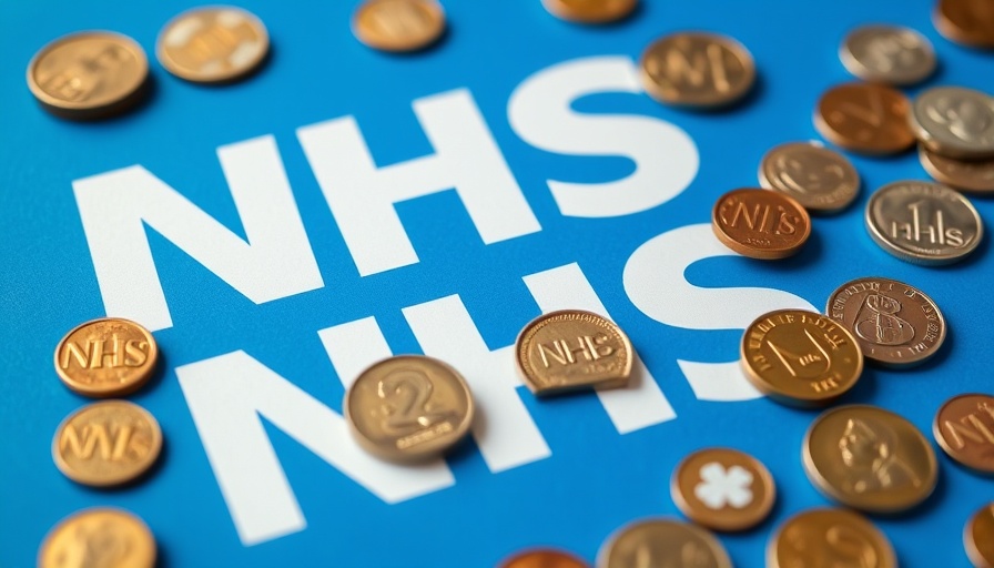 NHS logo with British coins symbolizing dentist pay uplift.