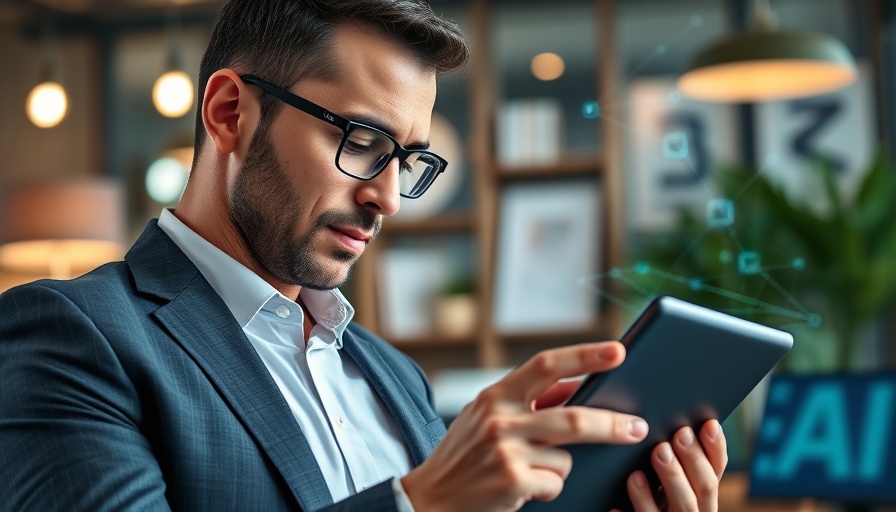 Agentic automation in franchising concept with virtual AI interface.