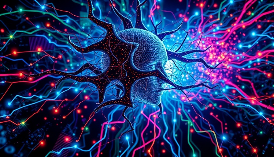 Abstract digital art representing AI psychosis with neural patterns.