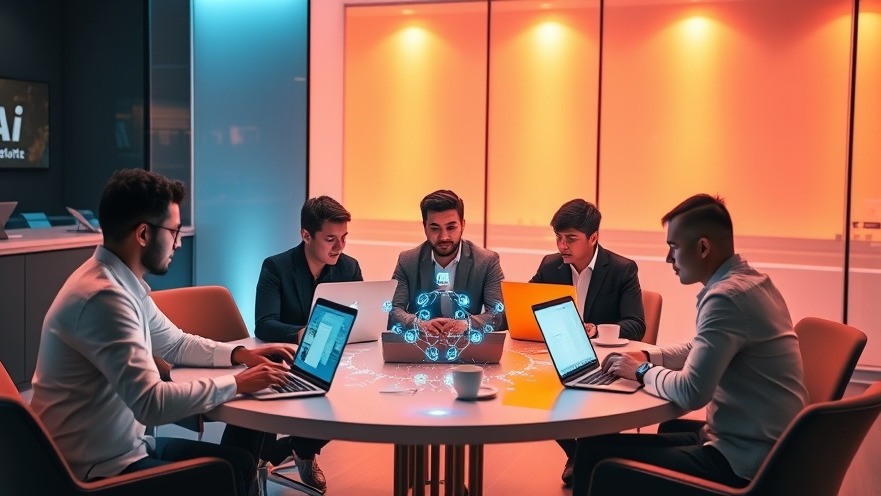Modern workspace showcasing franchise automation with AI-powered collaboration.