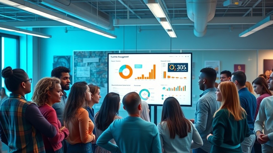 Diverse team collaborating on AI-powered franchise growth in a vibrant office.