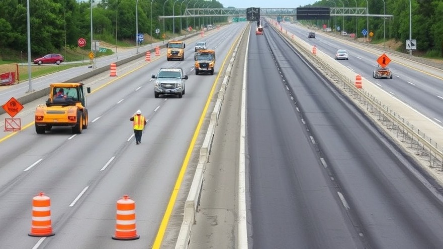 Construction under SPLOST VI improves Henry County's road infrastructure and traffic flow.