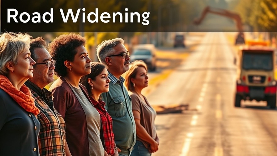 Concerned homeowners view infrastructure improvements for SPLOST VI transportation development.
