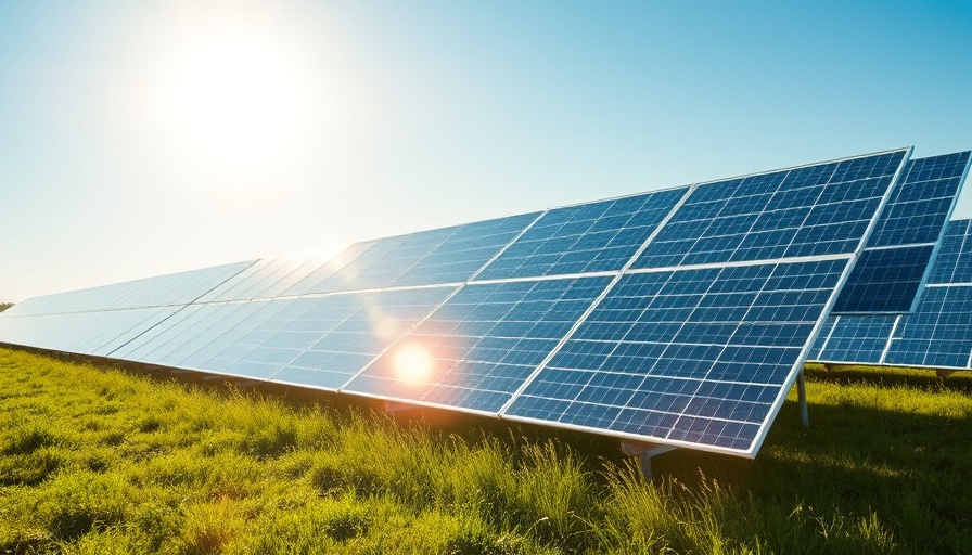 Modern solar panels with high efficiency and cost-efficiency in daylight.