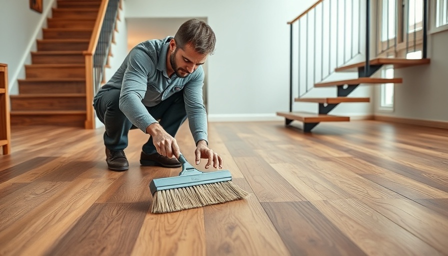 Expert refinishing technique for transforming red oak floors.