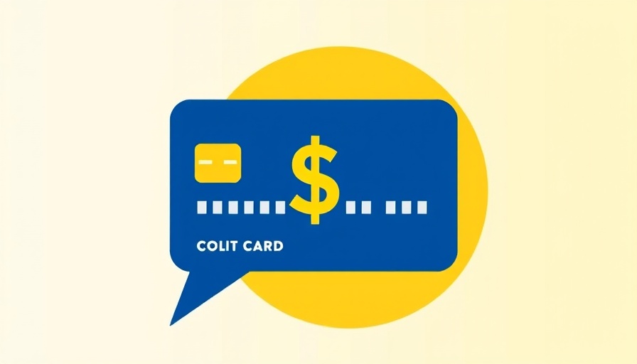 Simplistic graphic of a credit card with dollar sign.