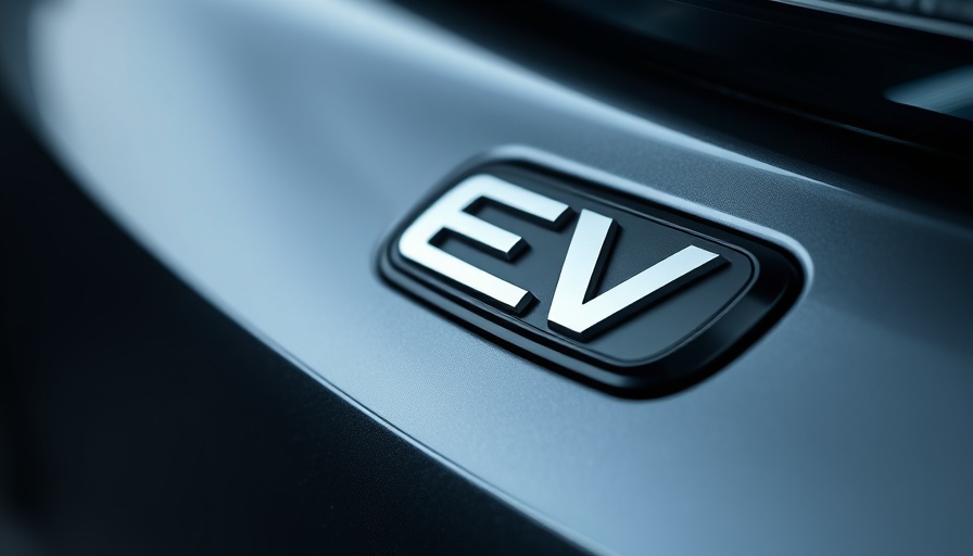 Close-up of electric vehicle highlighting plug-in hybrid badge.